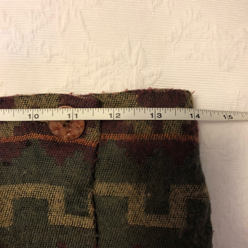 Vintage Wool wrap skirt size 11 - Picture 6 of 8